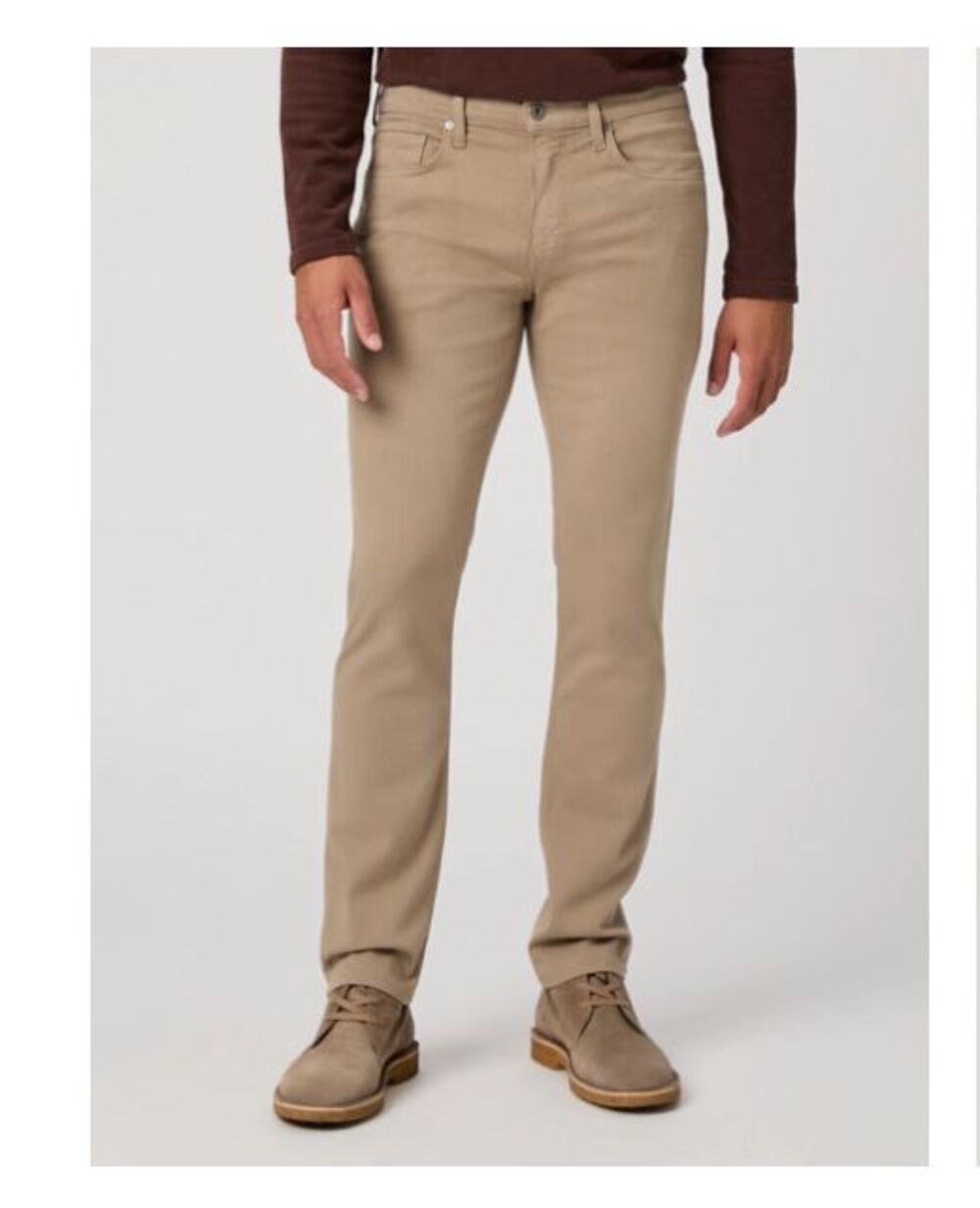 Paige Men's Jeans Federal Slim Straight Jeans in Dusty Trail Brown size 30x34